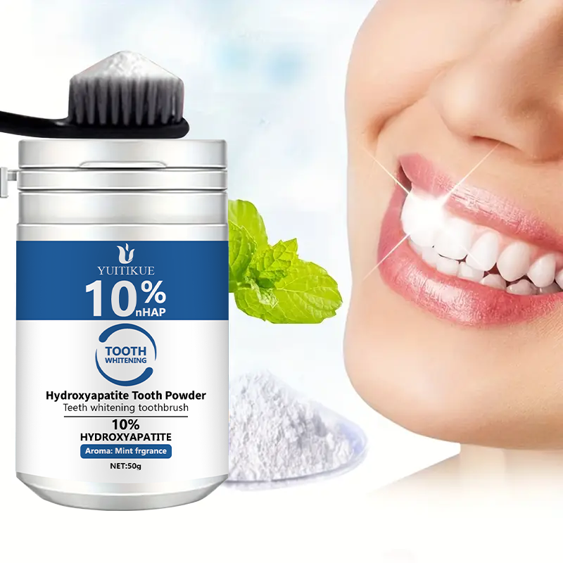 Hydroxyapatite Toothpaste - YUTIKUE 10% nHAP Tooth Powder 50g