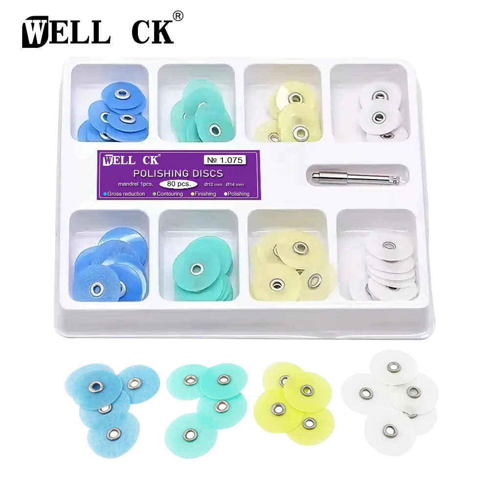 Teeth Whitening Home - WELLCK Dental Polishing Discs Gross Reduction