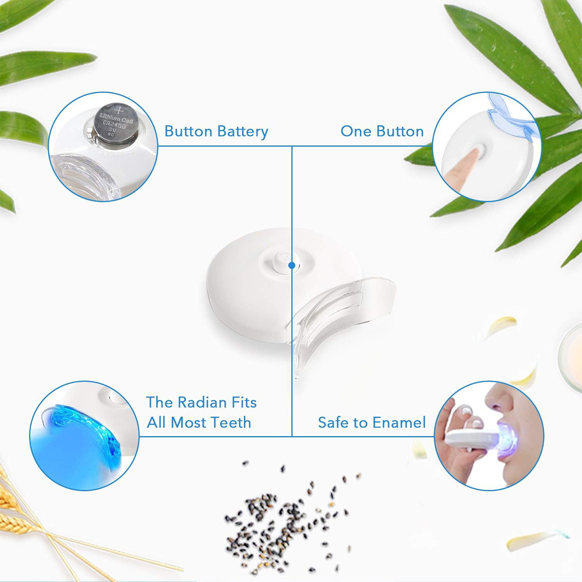 Teeth Whitening Kit - 5X LED L - огляд і ціна Teeth Whitening Gel For Trays