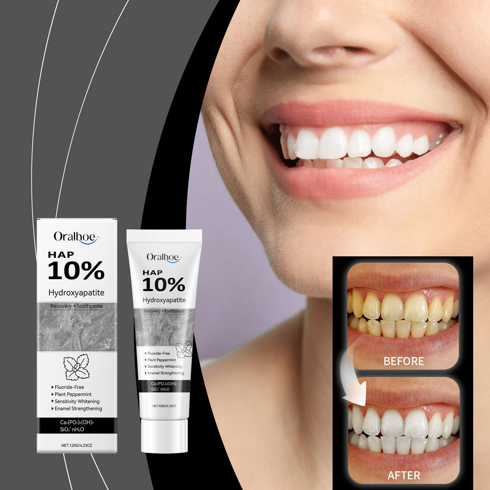 Hydroxyapatite W-hitening Teet - огляд і ціна Hydroxyapatite Toothpaste