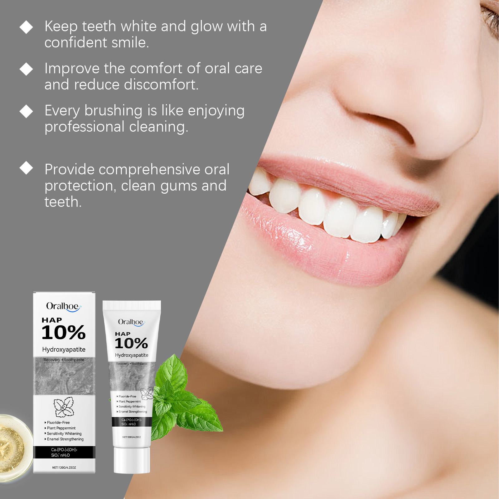 Hydroxyapatite W-hitening Teet - огляд і ціна Hydroxyapatite Toothpaste