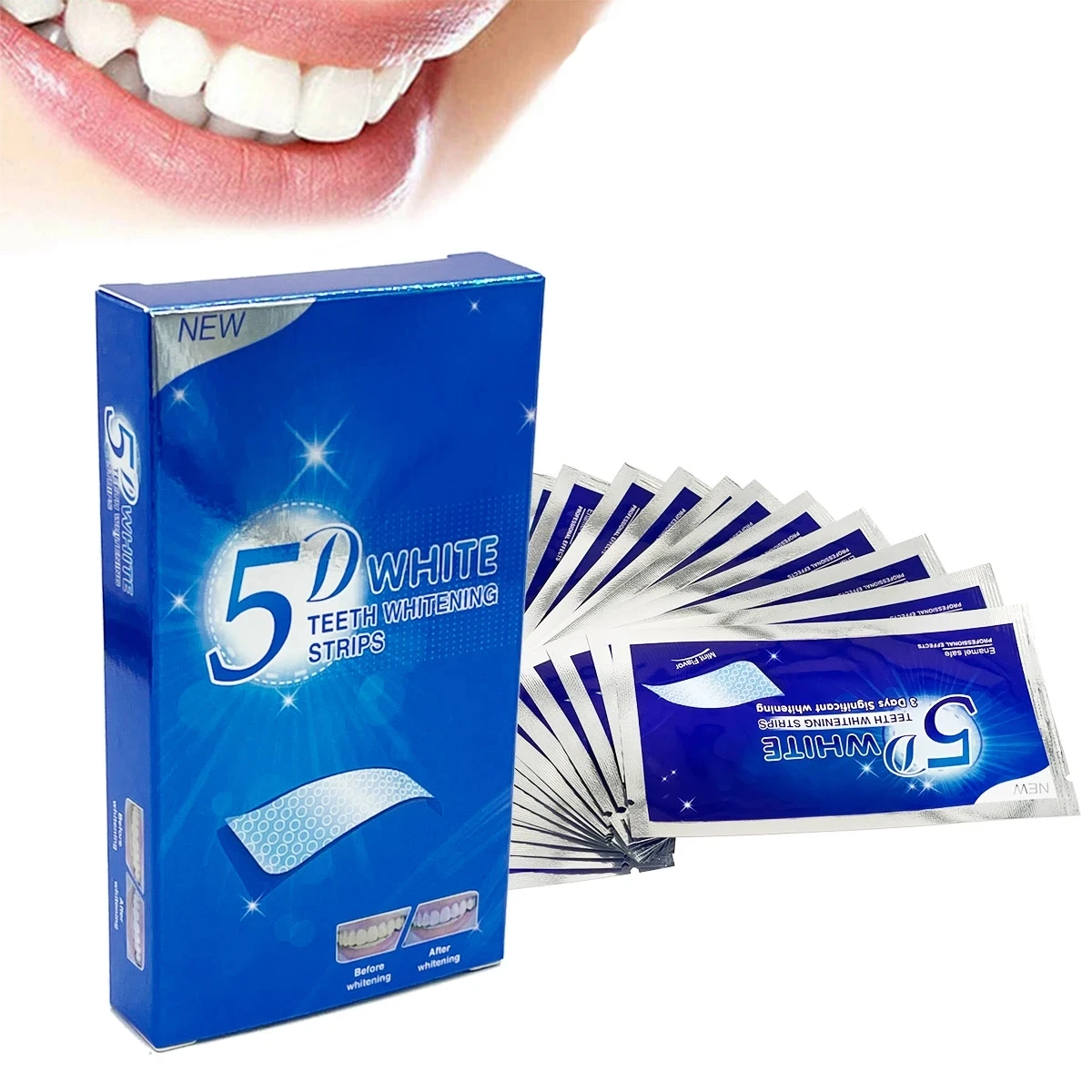 White Tooth Dental Oral Hygien - огляд і ціна Teeth Whitening Strips Crest