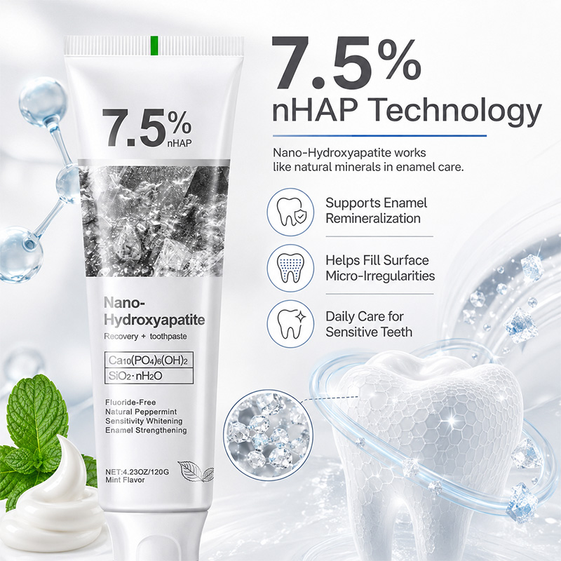 5/6Pcs 7.5% nHAP Nano Hydroxya - огляд і ціна Hydroxyapatite Toothpaste