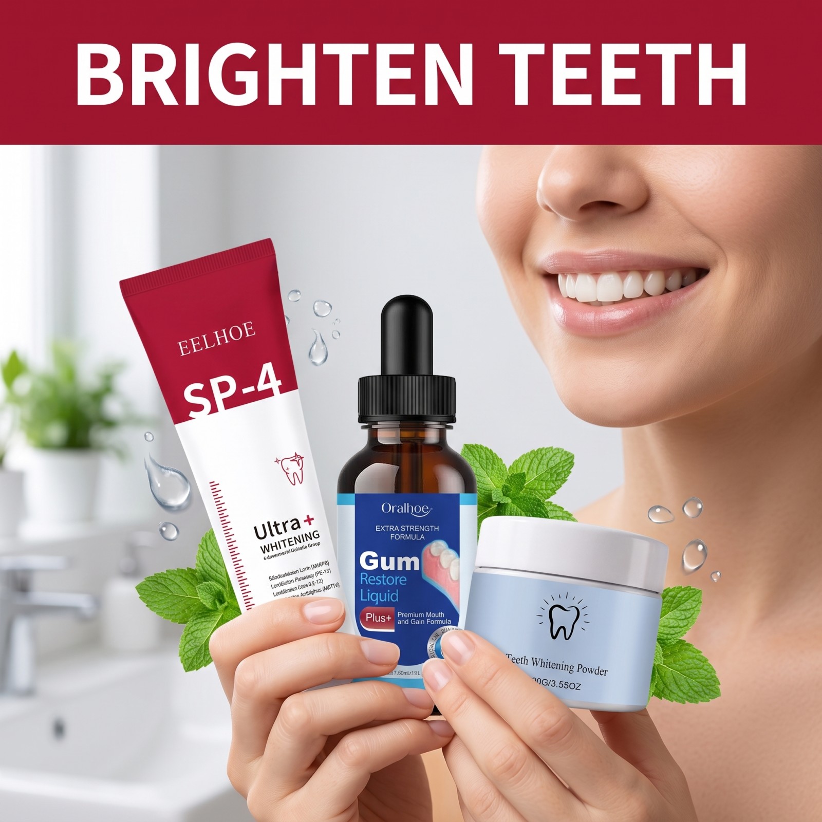 Oral Care Combo Set Whitening  - огляд і ціна Teeth Whitening Ingredients