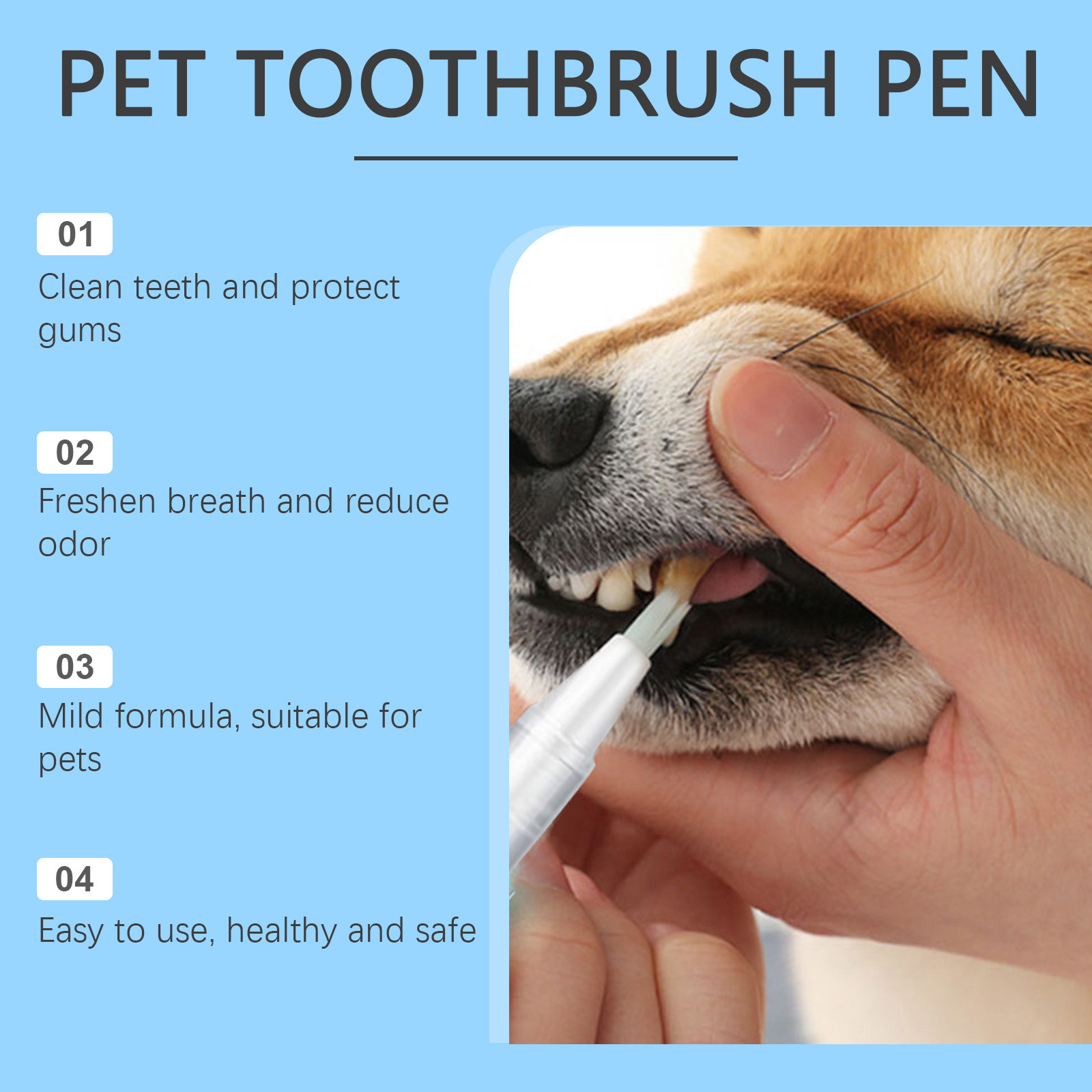 Oral Cleaning Gel Pen For Dogs - огляд і ціна Teeth Whitening Pen