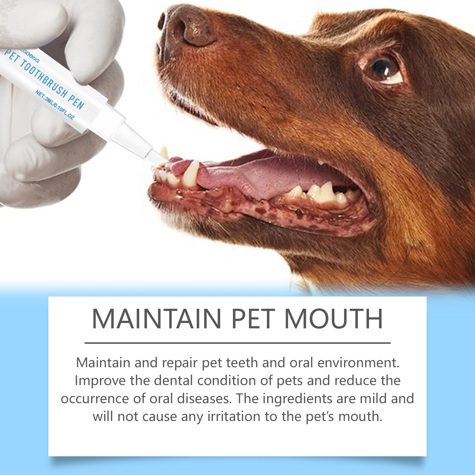 Oral Cleaning Gel Pen For Dogs - огляд і ціна Teeth Whitening Pen