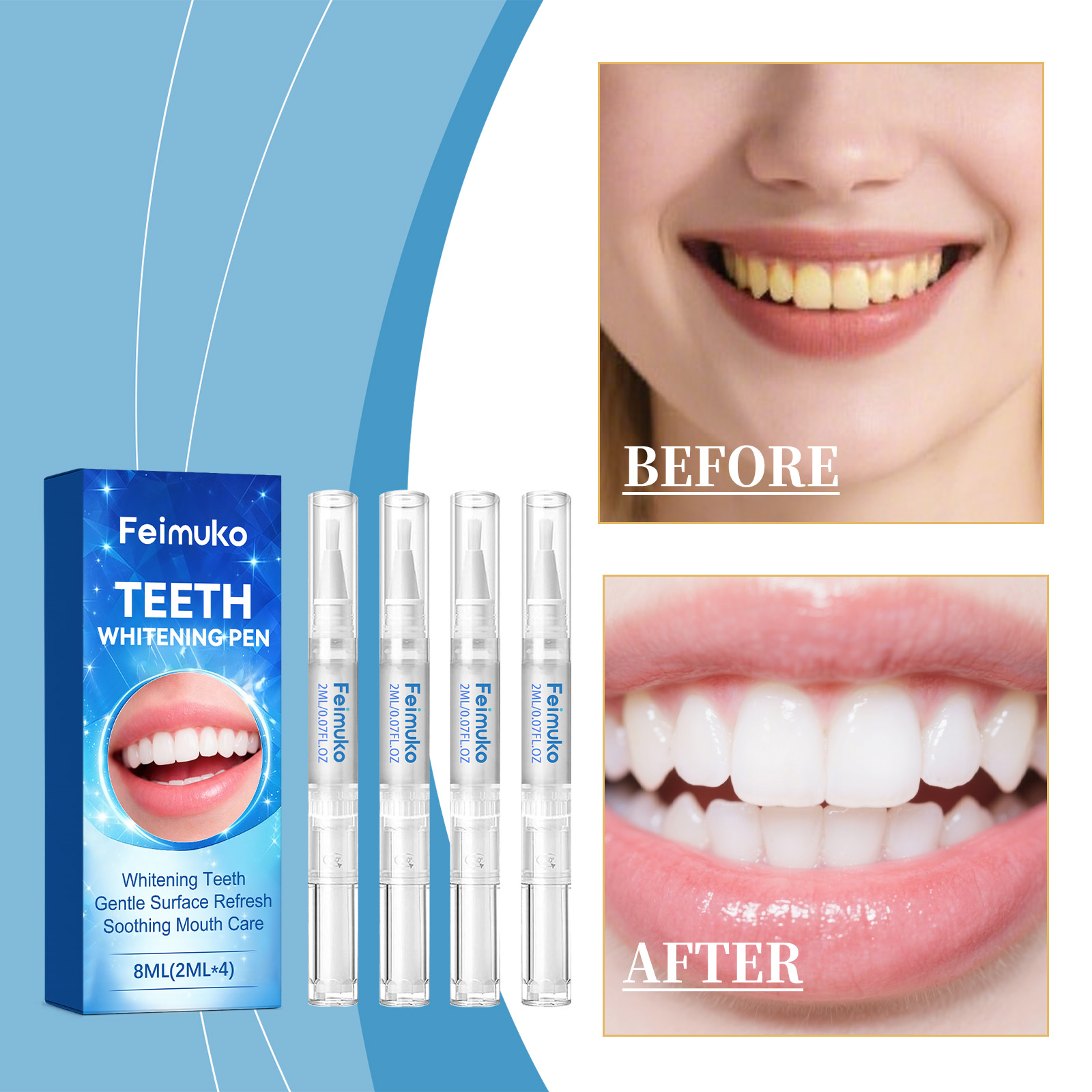 Feimuko 8ml Teeth Gel Pen Gent - огляд і ціна Teeth Whitening Pen