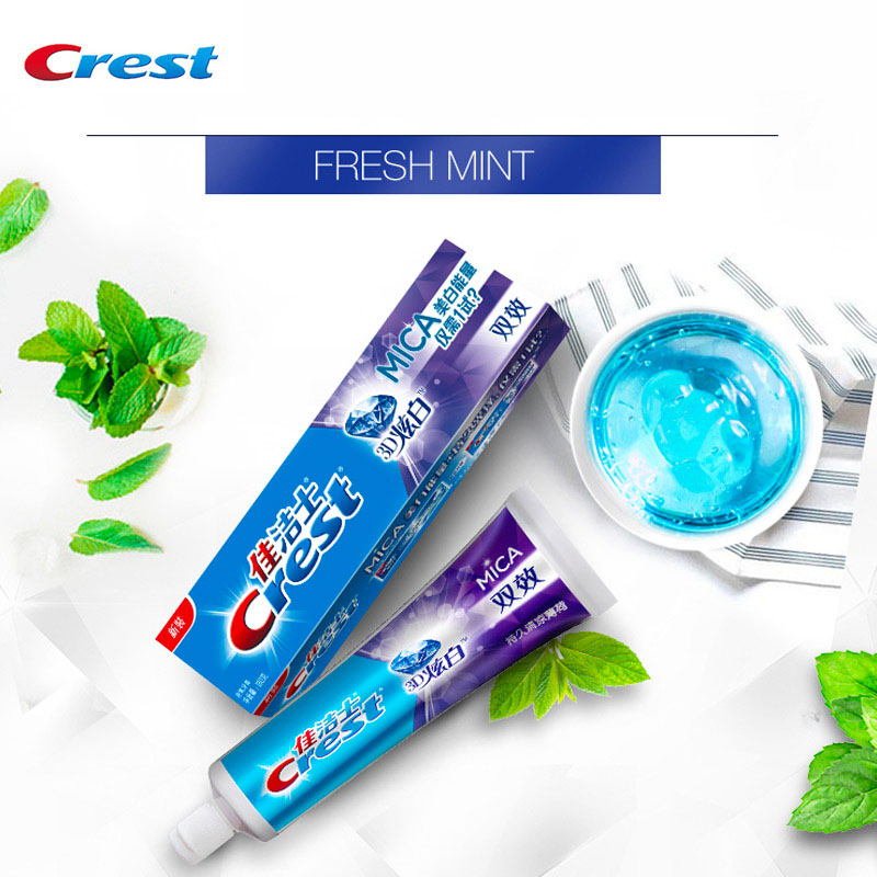 Crest 3D MICA Toothpaste Fluor - огляд і ціна Teeth Whitening Effective