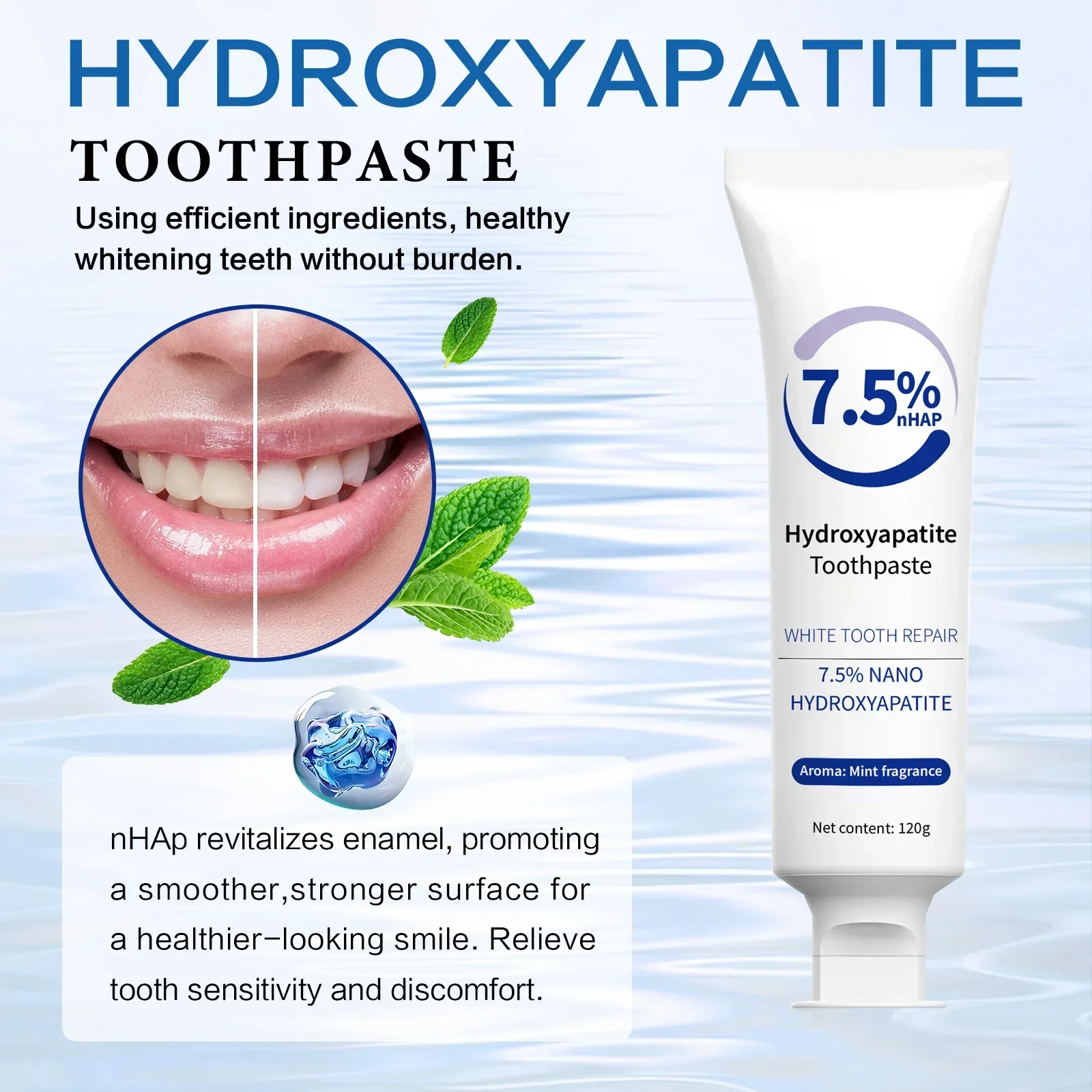 Toothpaste & Whitening Pen Kit - огляд і ціна Hydroxyapatite Toothpaste