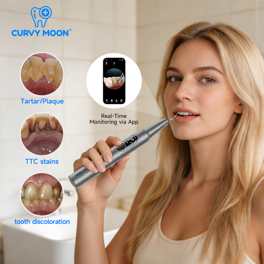 CURVY MOON Visible Electric Ul - огляд і ціна Teeth Whitening Home