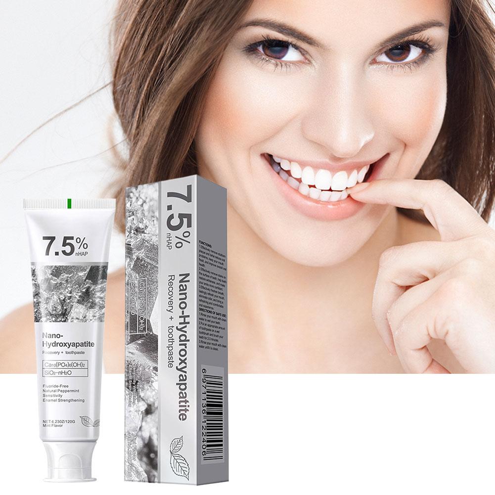 7.5% Nano Hydroxyapatite Tooth - огляд і ціна Hydroxyapatite Toothpaste