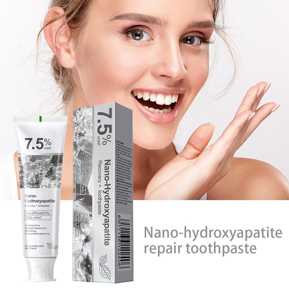 7.5% Nano Hydroxyapatite Tooth - огляд і ціна Hydroxyapatite Toothpaste