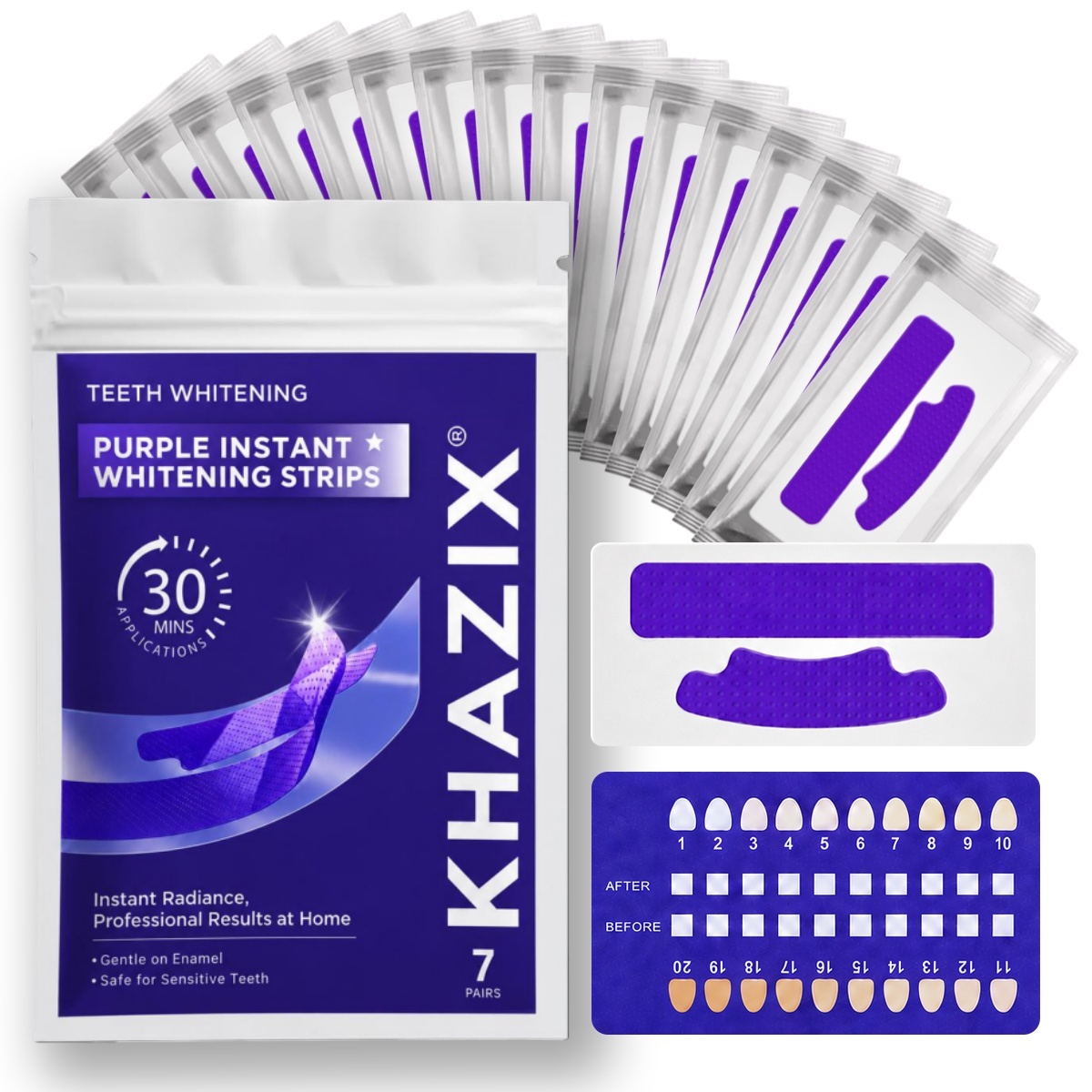 1/7 Pairs Teeth Whitening Stri - огляд і ціна Teeth Whitening Strips Crest