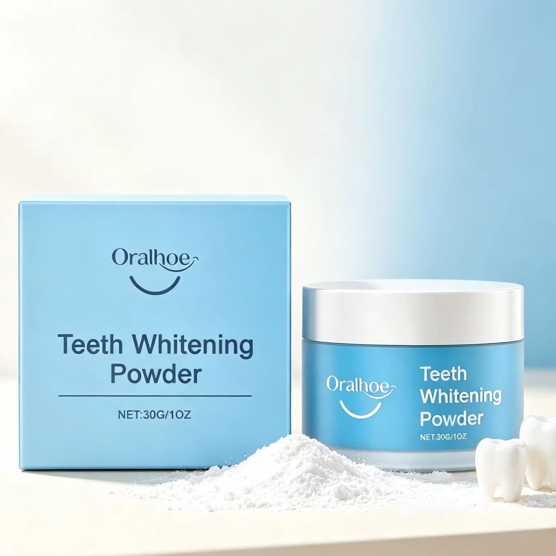 Oralhoe Tooth Powder for Brush - огляд і ціна Teeth Whitening Ingredients