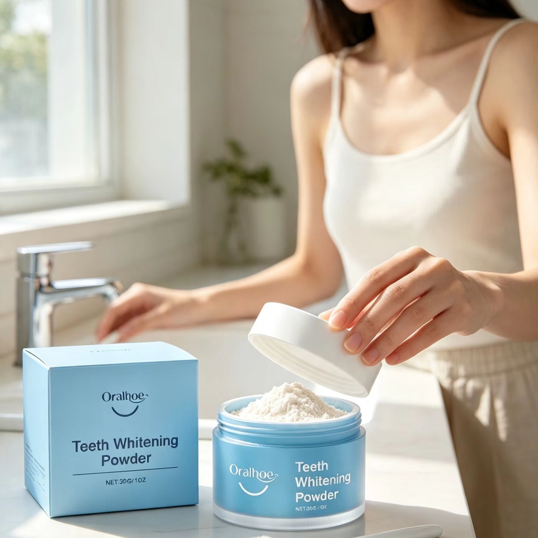 Oralhoe Tooth Powder for Brush - огляд і ціна Teeth Whitening Ingredients