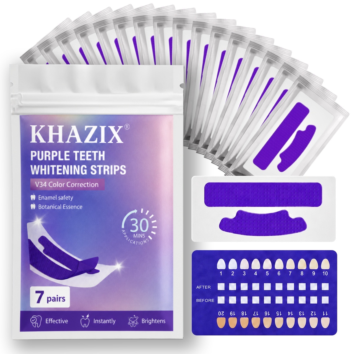 1/7 pairs Teeth Whitening Stri - огляд і ціна Teeth Whitening Strips Crest