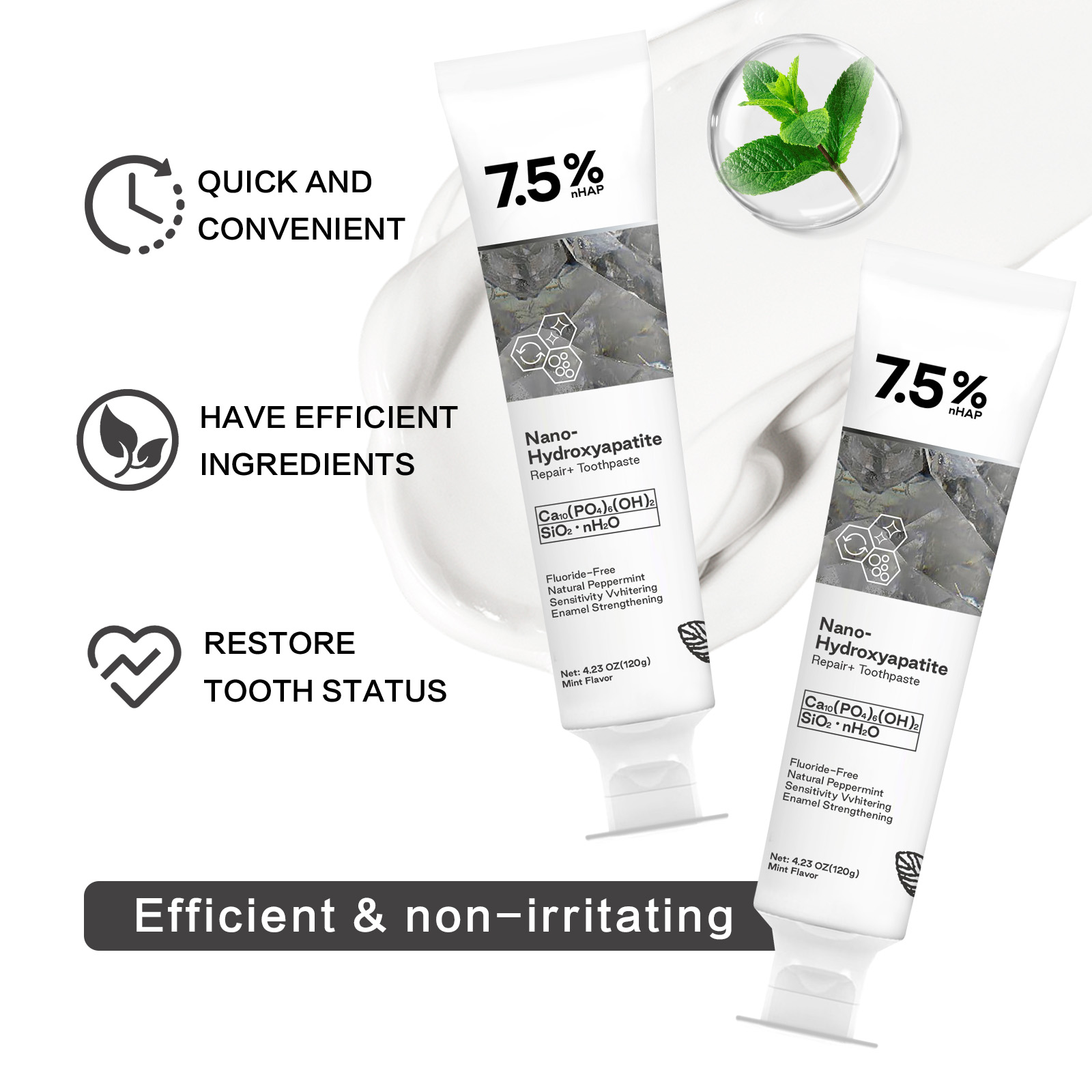 Hydroxyapatite Whitening Tooth - огляд і ціна Hydroxyapatite Toothpaste