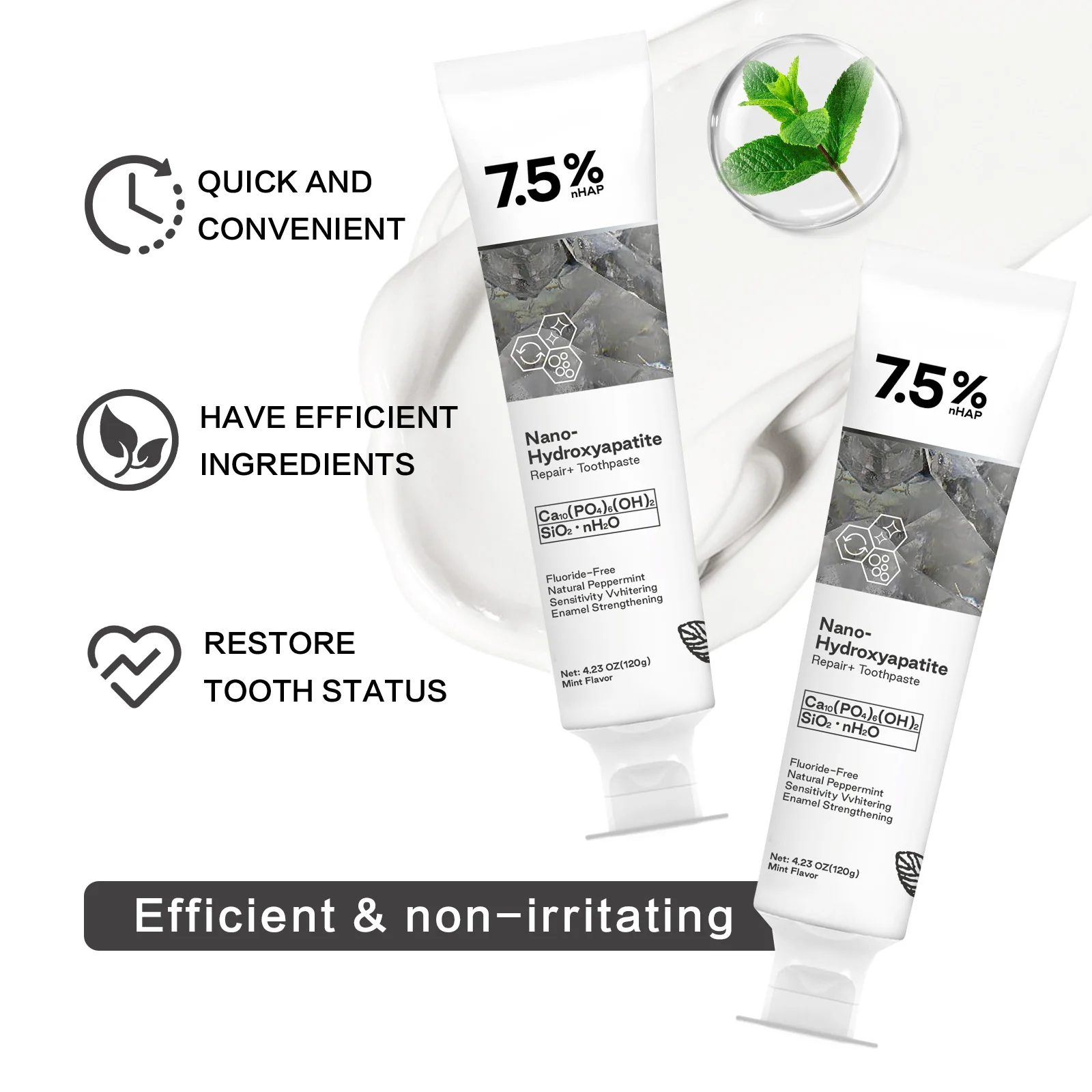 120g Nano Hydroxyapatite Tooth - огляд і ціна Hydroxyapatite Toothpaste