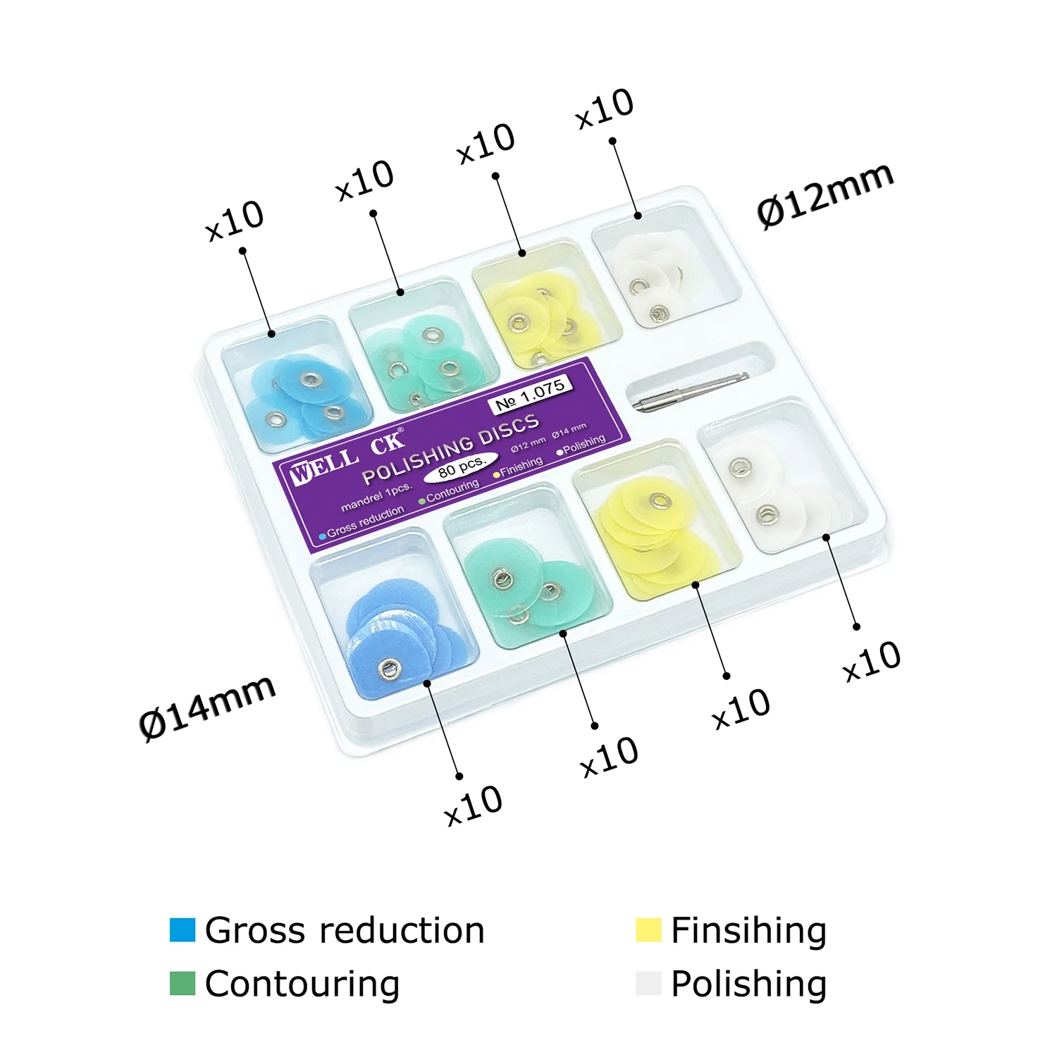 WELLCK Dental Polishing Discs  - огляд і ціна Teeth Whitening Home
