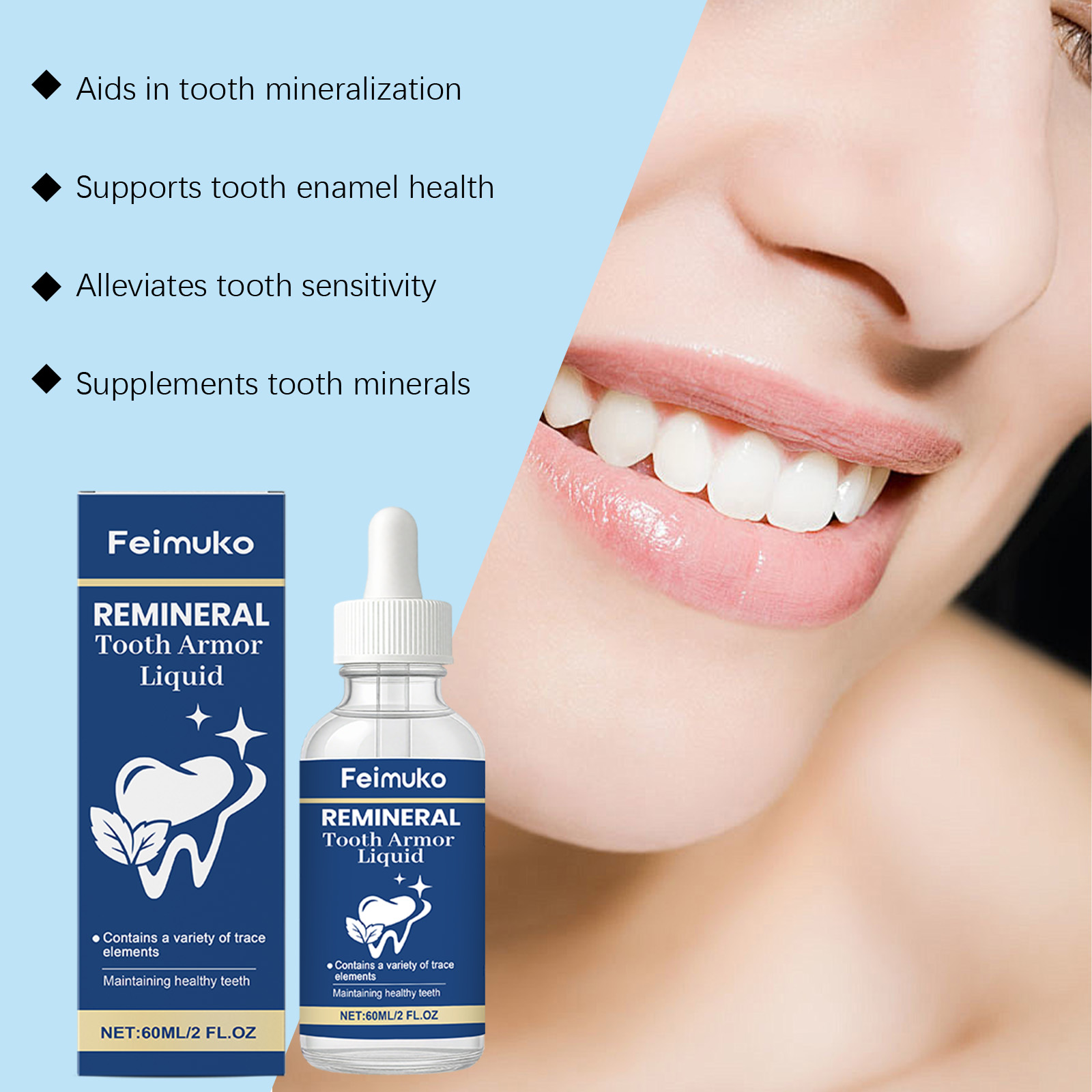 Tooth Care Liquid Hydroxyapati - огляд і ціна Teeth Whitening Effective