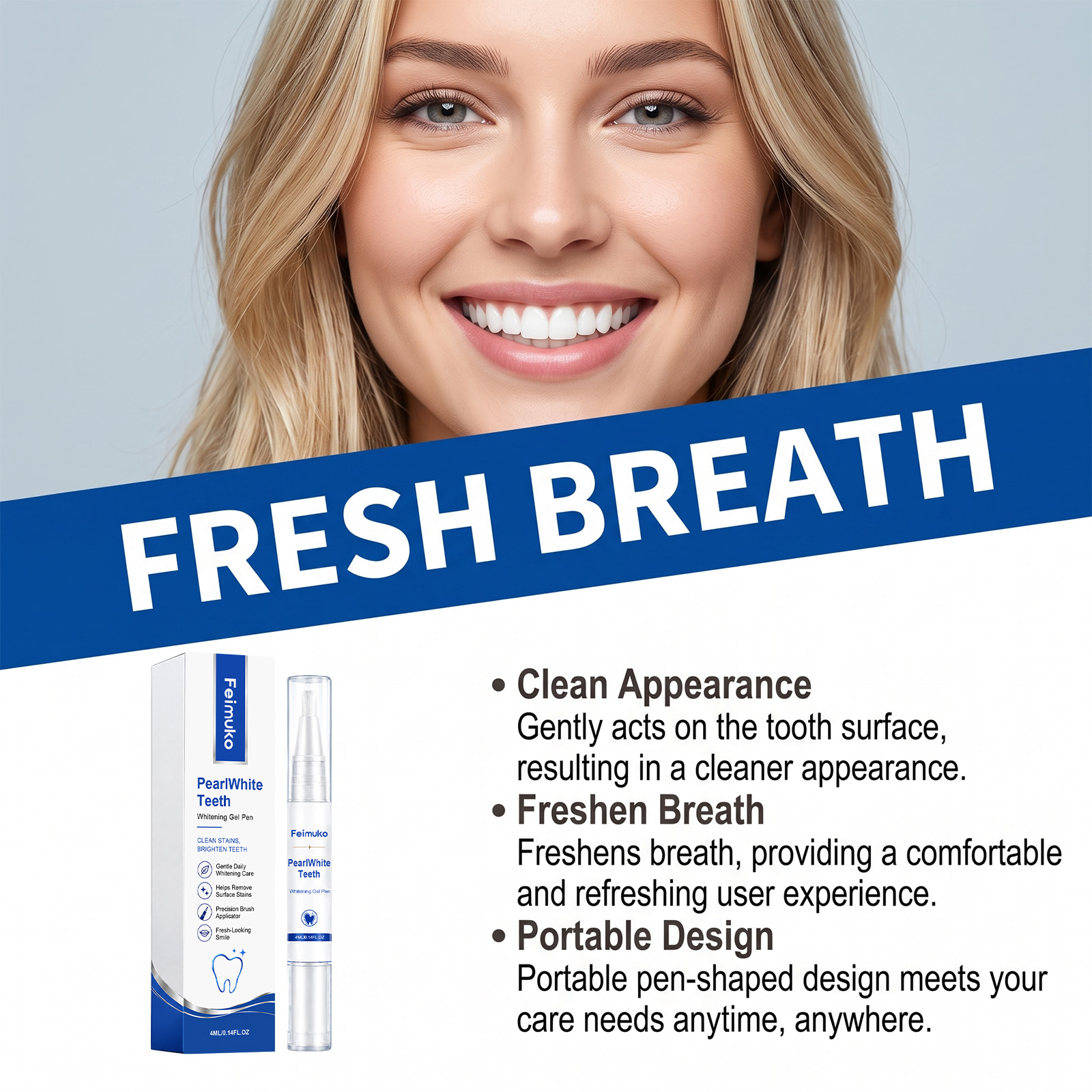Portable Teeth Whitening Gel P - огляд і ціна Teeth Whitening Pen