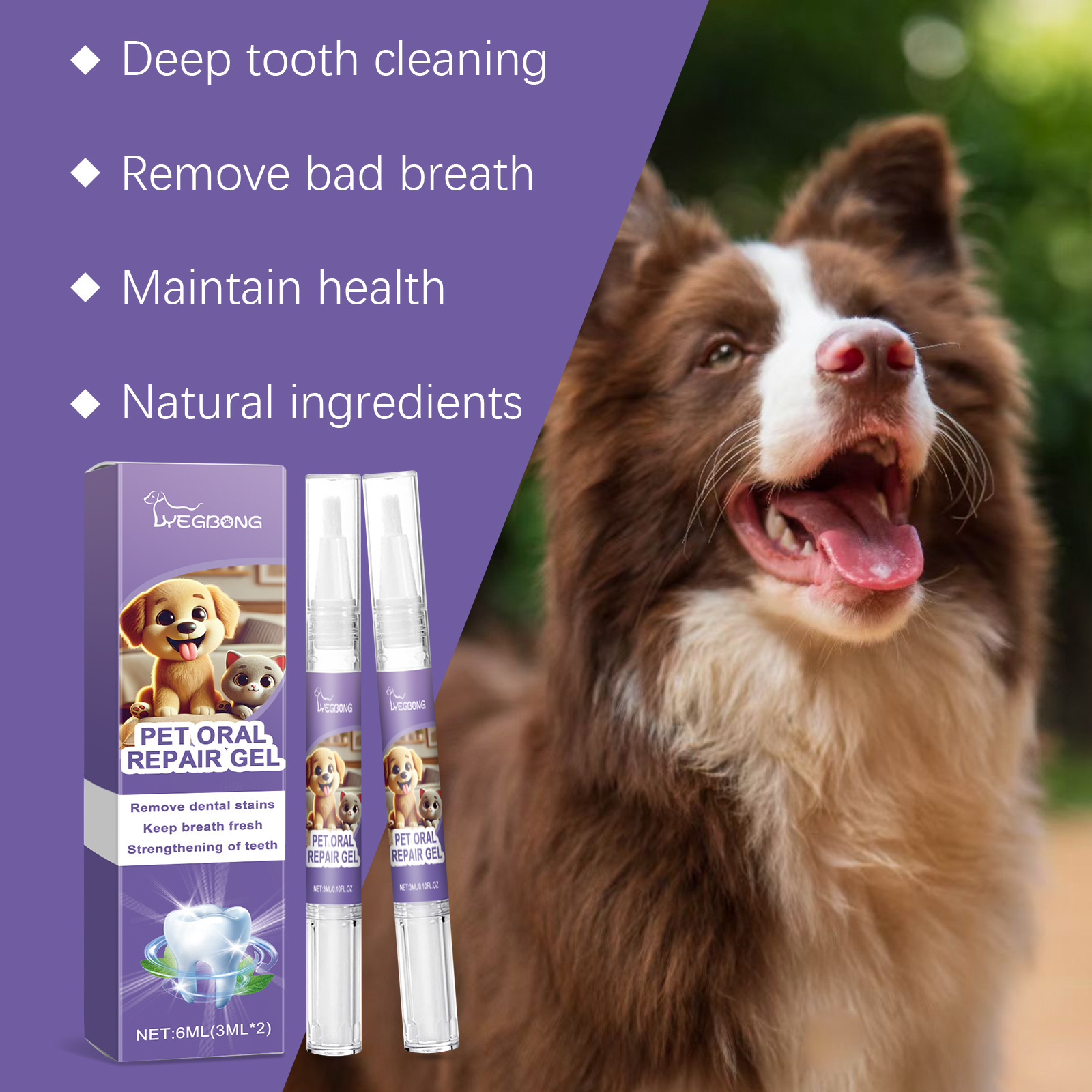 12pcs Pet Toothbrush Pen Denta - огляд і ціна Teeth Whitening Gel Pen