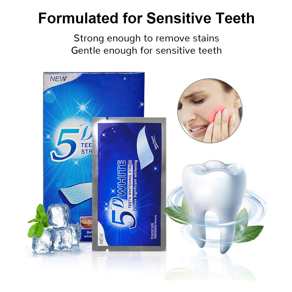 5D White Teeth Whitening Strip - огляд і ціна Teeth Whitening Strips Crest
