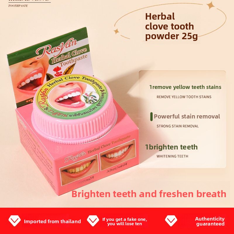 Thai Clove/coconut Tooth Powde - огляд і ціна Teeth Whitening Ingredients